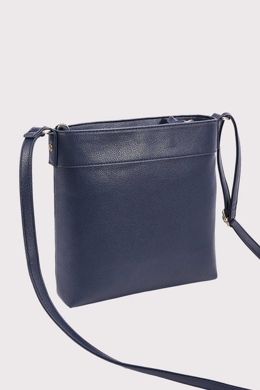 Accessories | SOUL Accessories Classic Crossbody Front Zip Bag In Navy