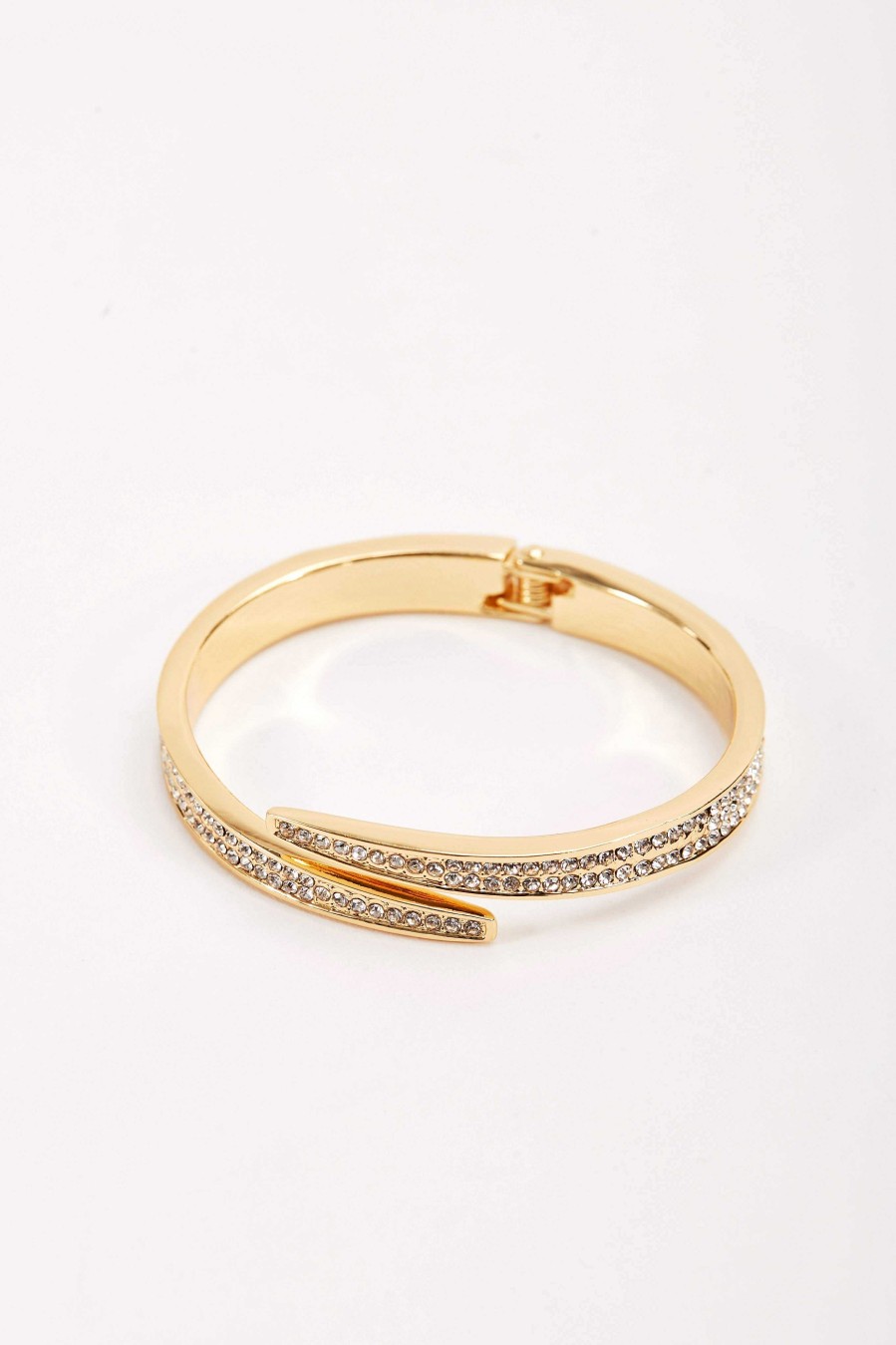 April Edit | Soul Jewellery Gold Hinge Diamante Bangle