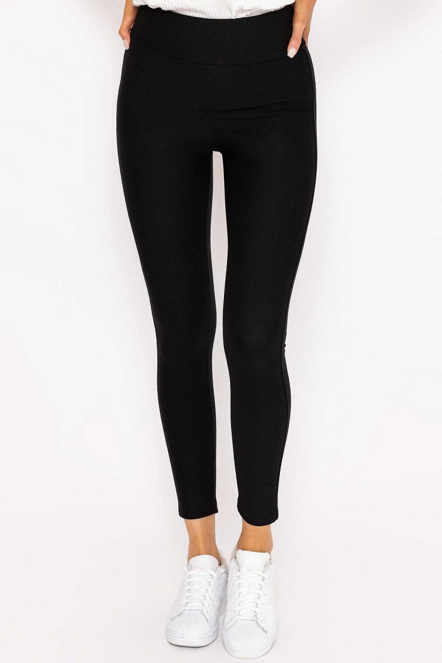 Jeans & Trousers | J'aime la Vie Ponte Leggings In Black