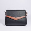 Accessories | SOUL Accessories Contrast Texture Crossbody In Black