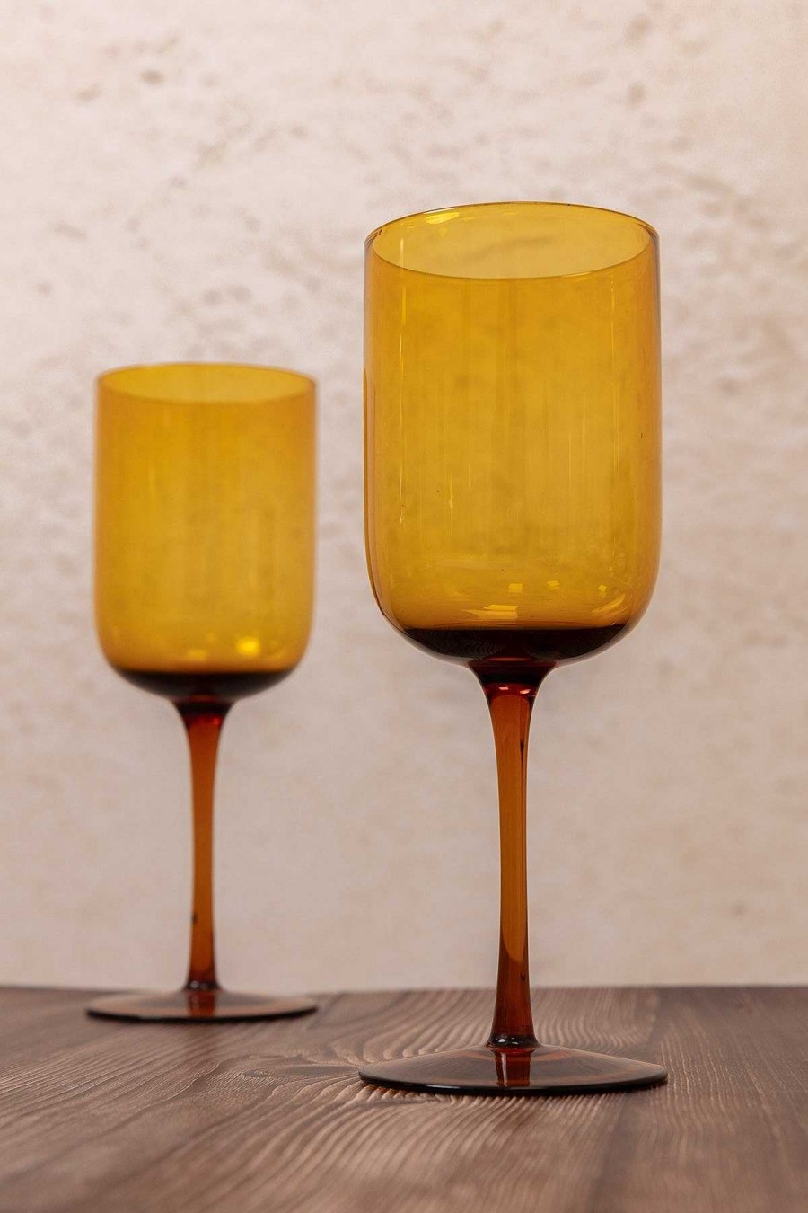 Homeware | Heritage Amber Wine Glass Set Of 2