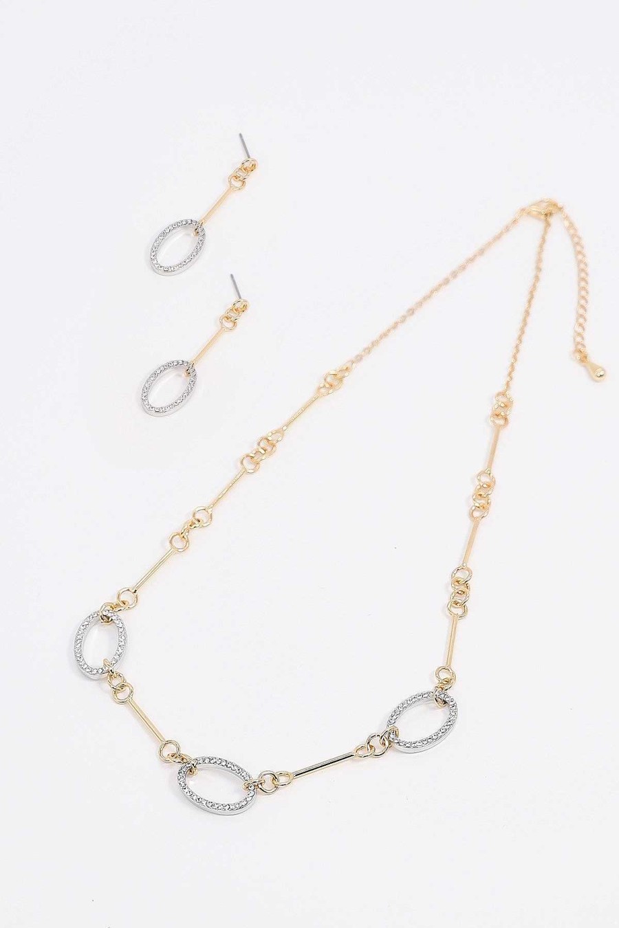 Necklaces | Soul Jewellery Two Tone Oval Necklace