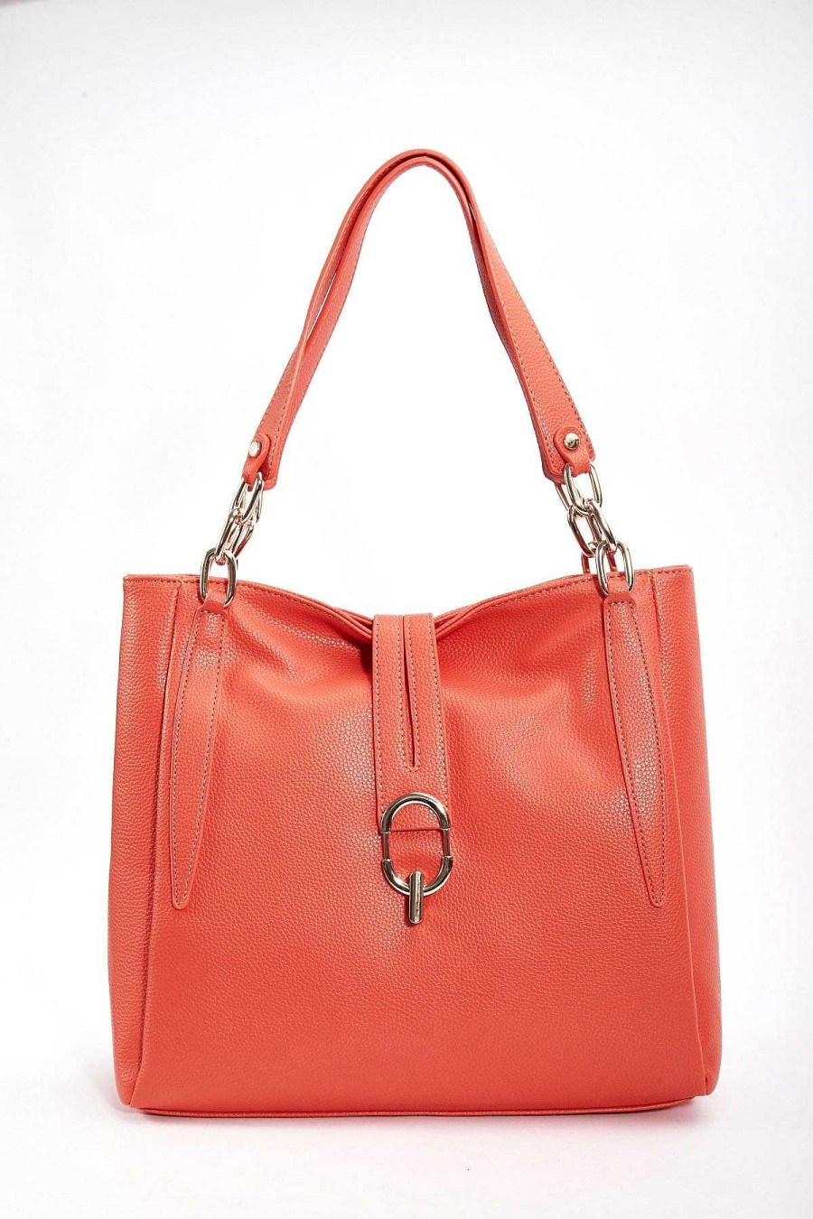 Accessories | SOUL Accessories Chain Detail Tote In Orange