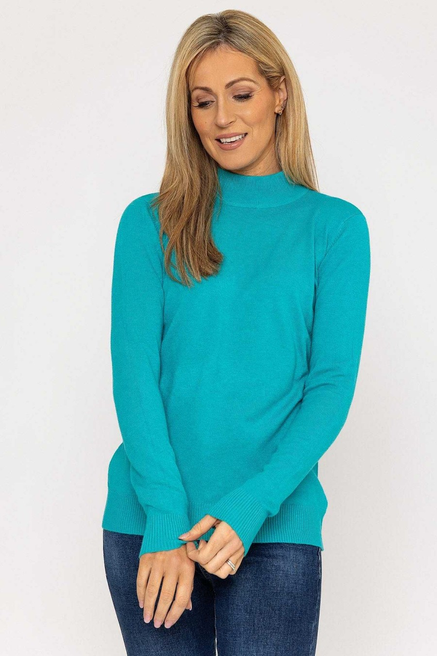 Jumpers & Cardigans | J'aime la Vie Turtleneck Knit In Aqua