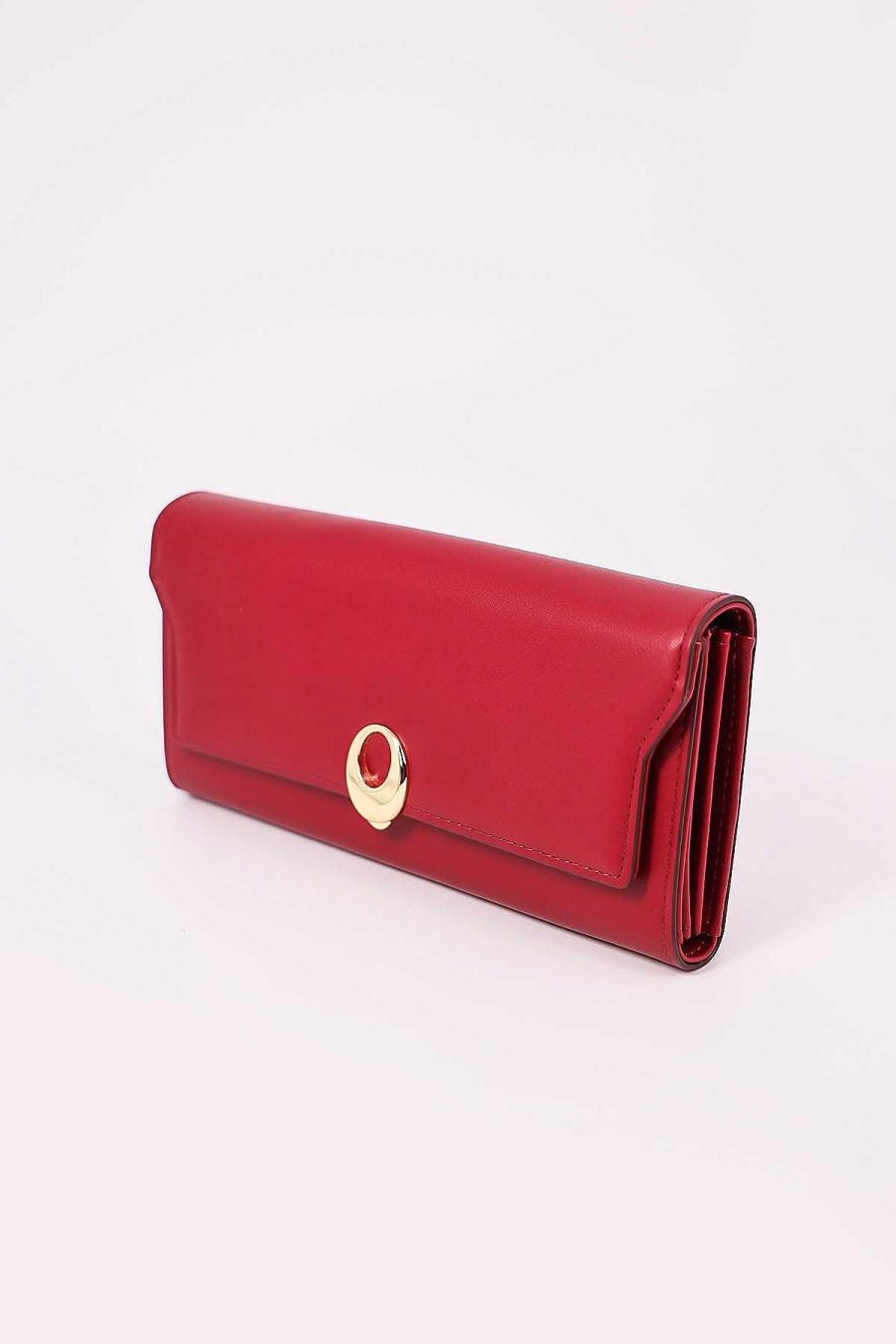 Gran | SOUL Accessories Gold Clasp Purse In Red