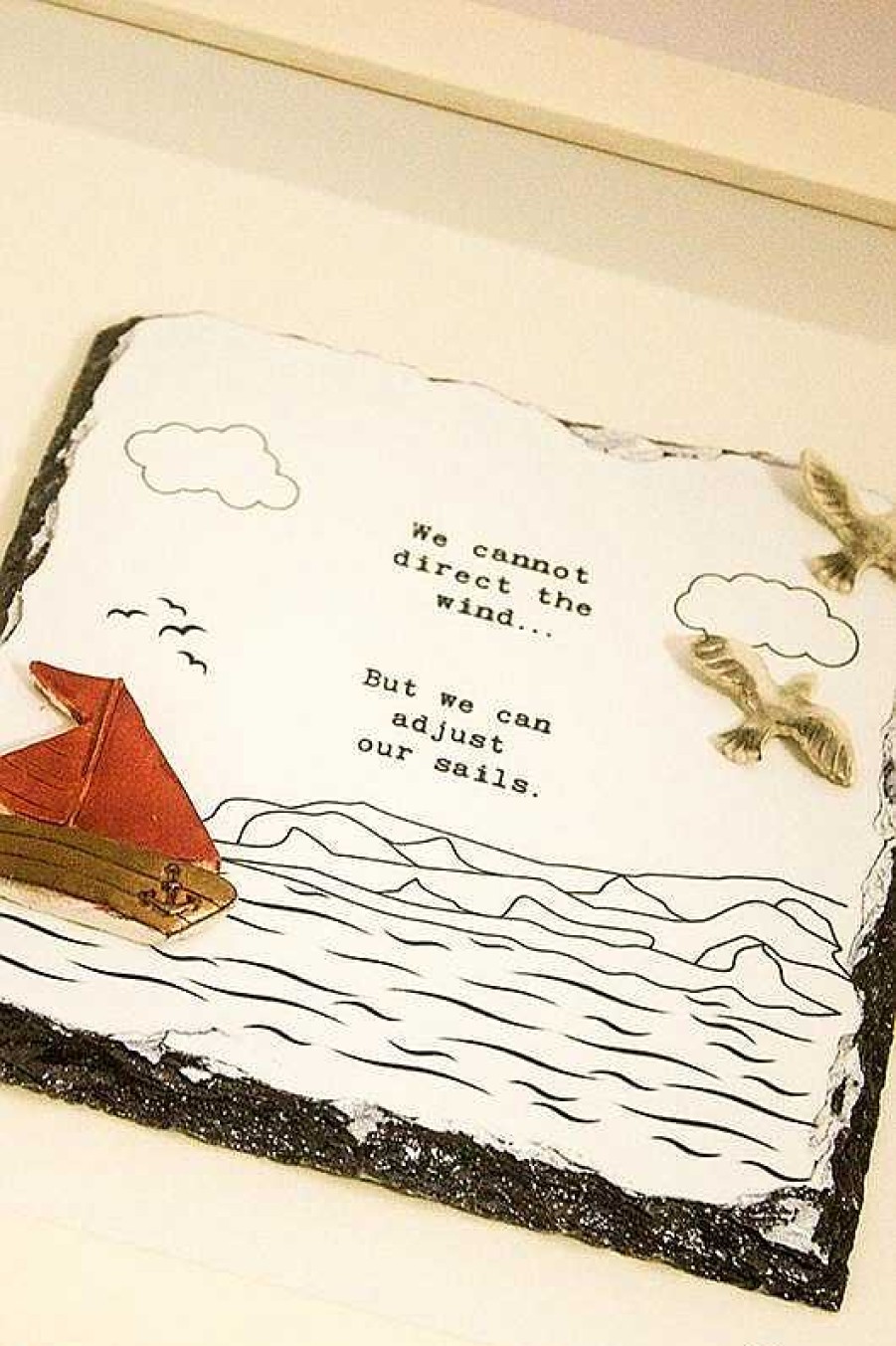 Homeware | Amilie Slatecraft Art - Adjust Our Sails