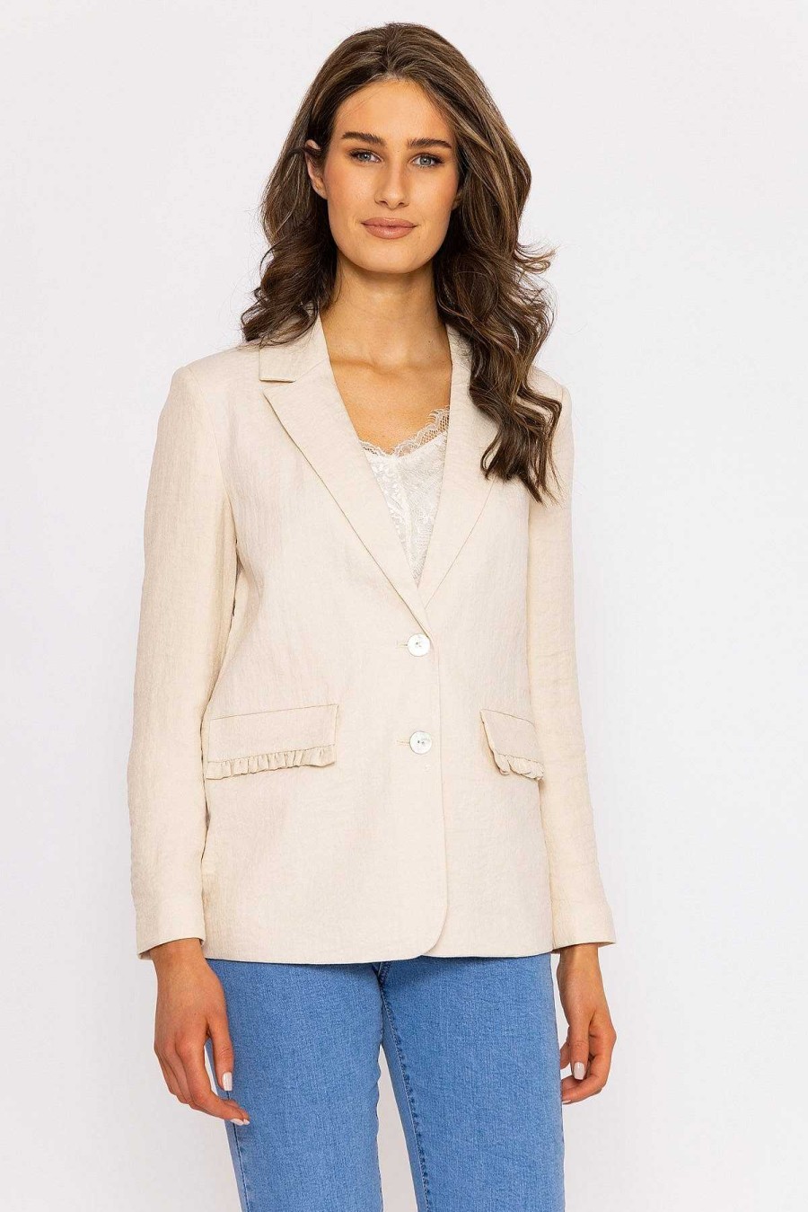 Blazers | Vero Moda Simana Classic Blazer In Cream