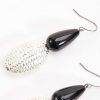 Earrings | Soul Jewellery Silver Earrings With Black Stone