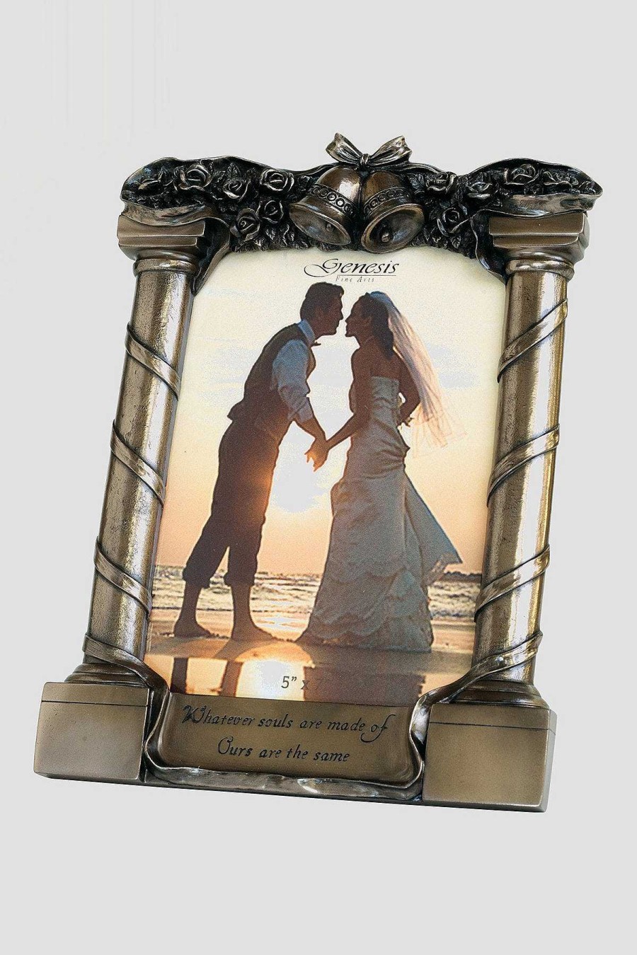 Homeware | Genesis Bronze Scripted Wedding Frame