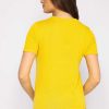 Jumpers & Cardigans | Kelly & Grace Weekend Merino Short Sleeve Crew In Yellow