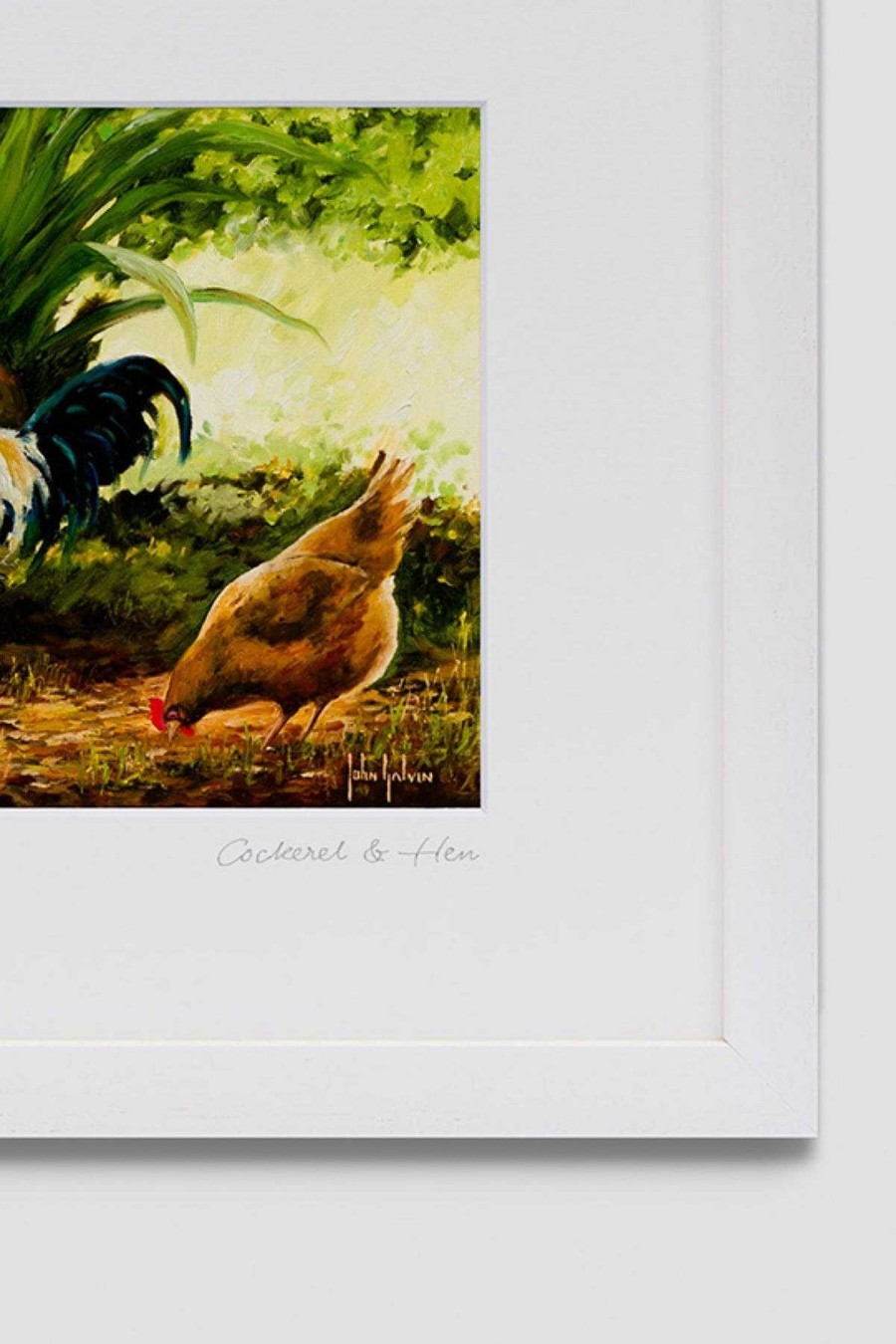 Homeware | Blue Shoe Gallery Cockerel And Hen Wall Art