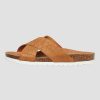 Footwear | Vero Moda Stina Leather Sandals In Camel