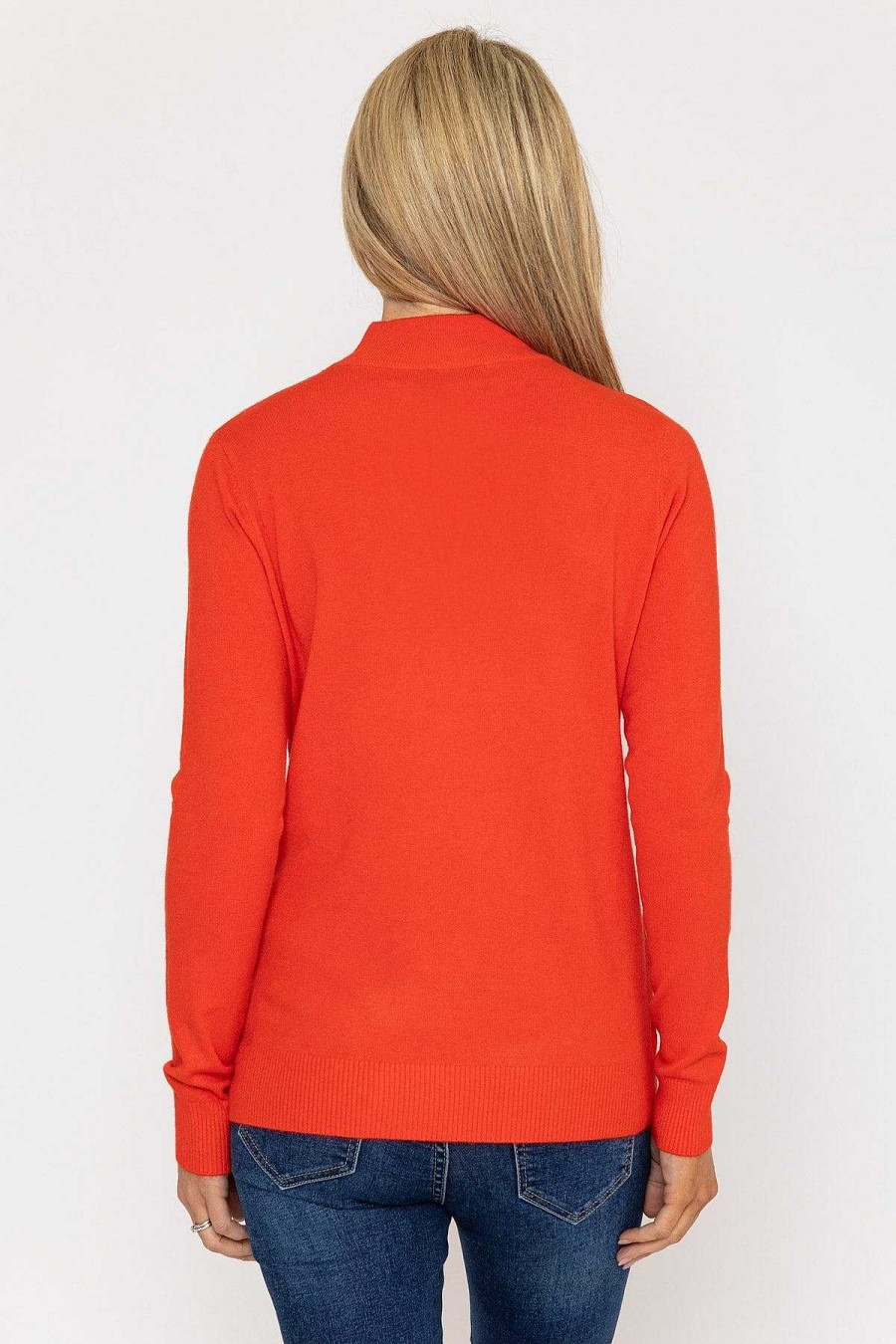 Jumpers & Cardigans | J'aime la Vie Turtleneck Knit In Orange