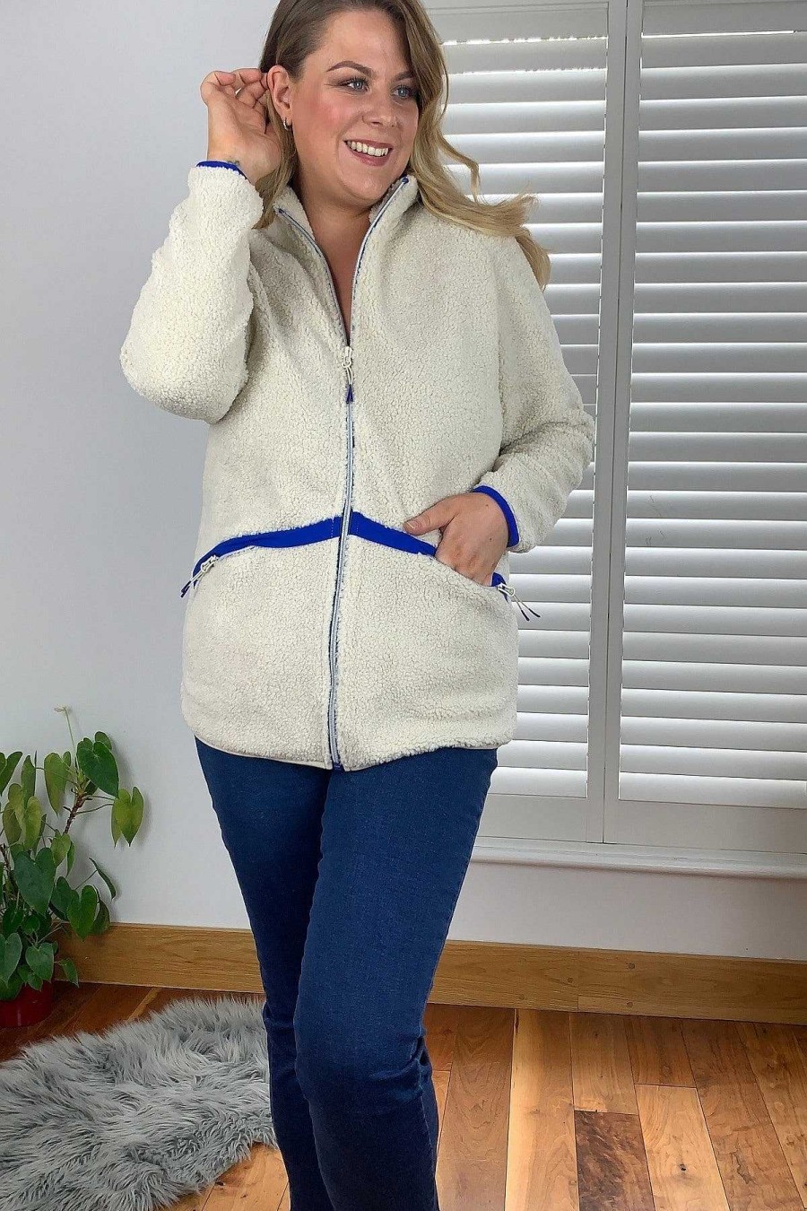 Hoodies & Sweatshirts | Ulla Popken Teddy Fleece Jacket