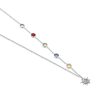 Boxed Gifts | Newbridge Silverware Jewellery Coloured Stone Necklace In Silver