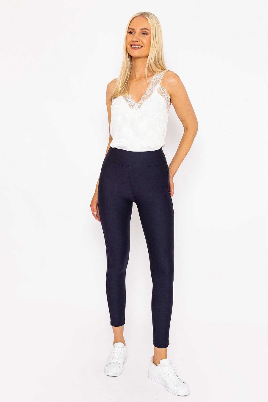 Jeans & Trousers | J'aime la Vie Ponte Leggings In Navy