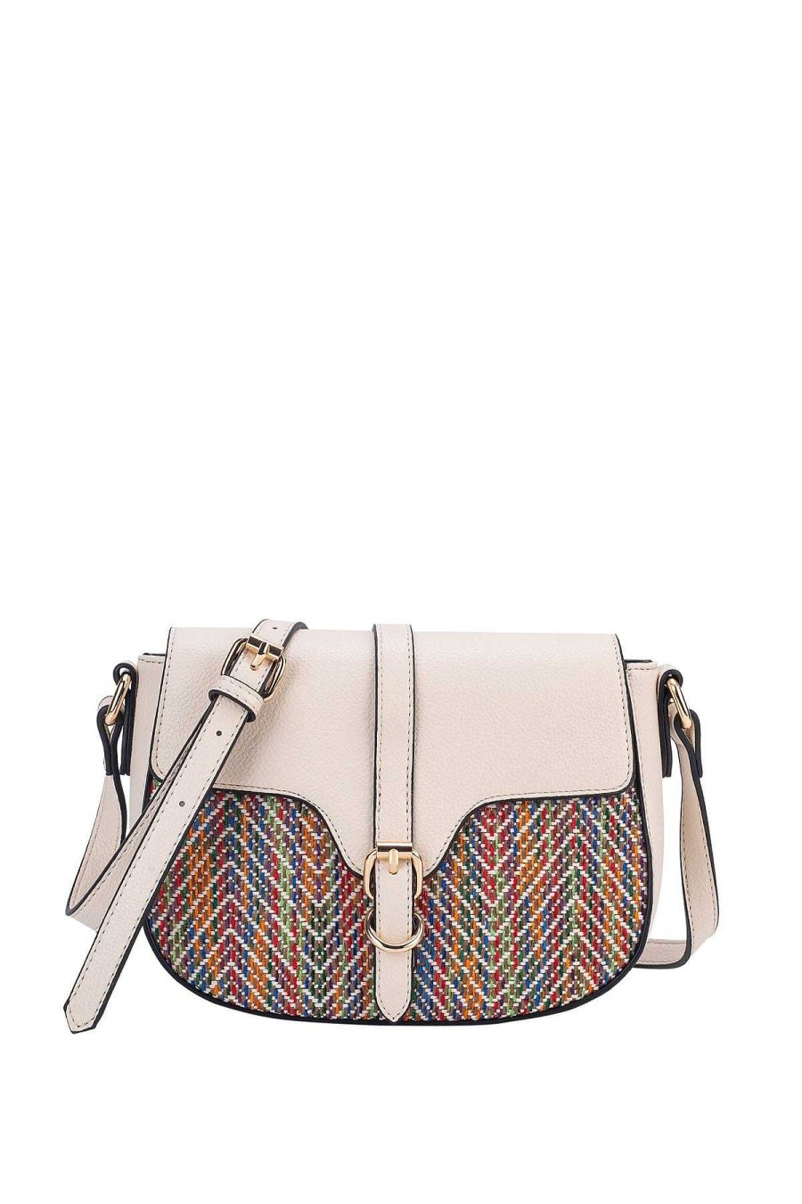 Accessories | Hampton Omo Saddle Crossbody Bag In Cream