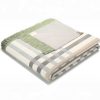 Homeware | Biederlack Border Check Green Blanket