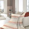 Homeware | Biederlack Border Check Rust Blanket