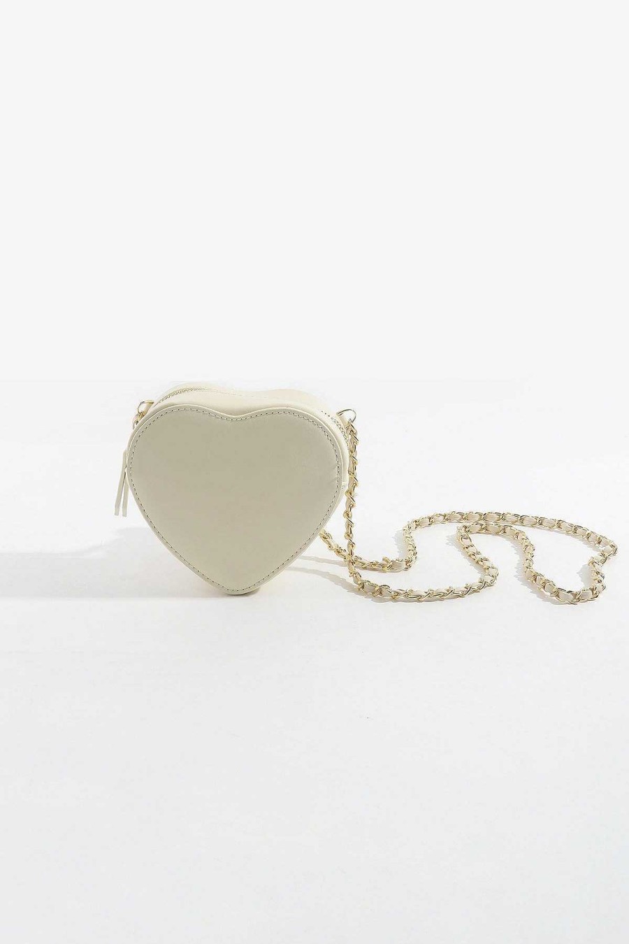 Accessories | SOUL Accessories White Heart Crossbody Bag