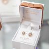 Boxed Gifts | Tipperary Crystal Jewellery Rose Gold Marquise Cut Earrings