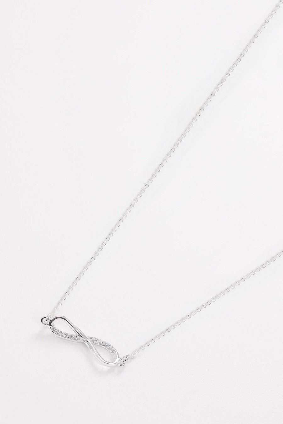 Teenager | Cherish Infinity Necklace In Silver