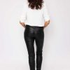 Jeans & Trousers | J'aime la Vie Black Pu Jeans