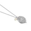 Boxed Gifts | Newbridge Silverware Jewellery Leaf Pendant With Baroque Pearl