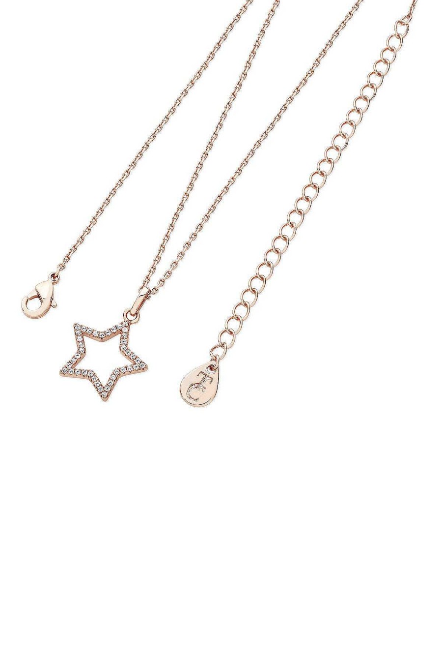 Boxed Gifts | Tipperary Crystal Jewellery Rose Gold Star Pendant