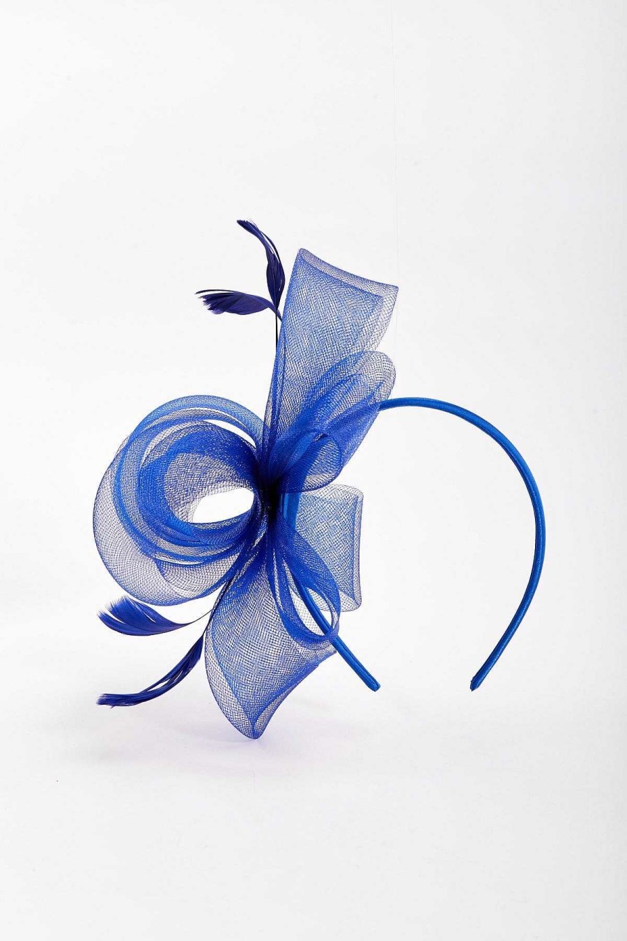 Fascinators | SOUL Accessories Blue Hairband Fascinator With Feathers