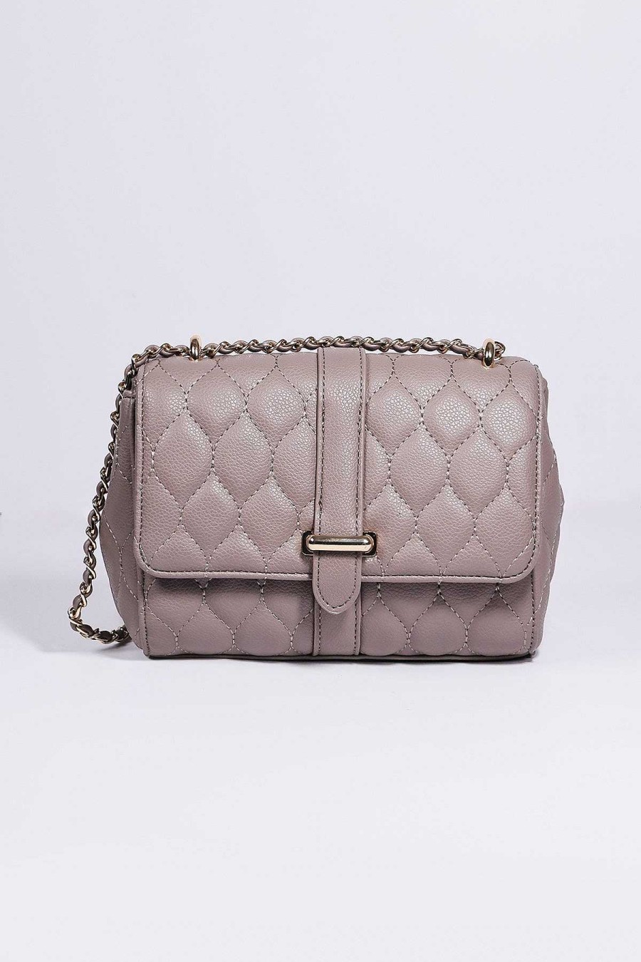 Her | SOUL Accessories Quilted Petite Crossbody In Mink