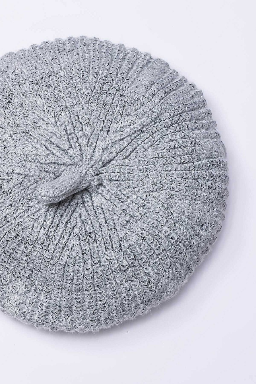 Hats | SOUL Accessories Knitted Beret In Grey