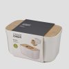 Homeware | Joseph Joseph Bread Bin With Cutting Board Lid In White