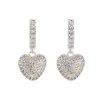 Boxed Gifts | Knight & Day Silver Heart Drop Earrings