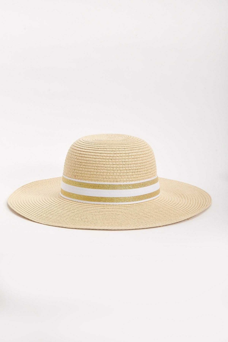 Hats | SOUL Accessories Floppy Hat With Lurex Trim