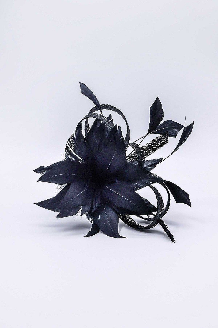 Fascinators | SOUL Accessories Flower Fascinator In Black