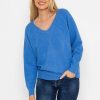 Jumpers & Cardigans | J'aime la Vie Pearl Back Knit In Blue