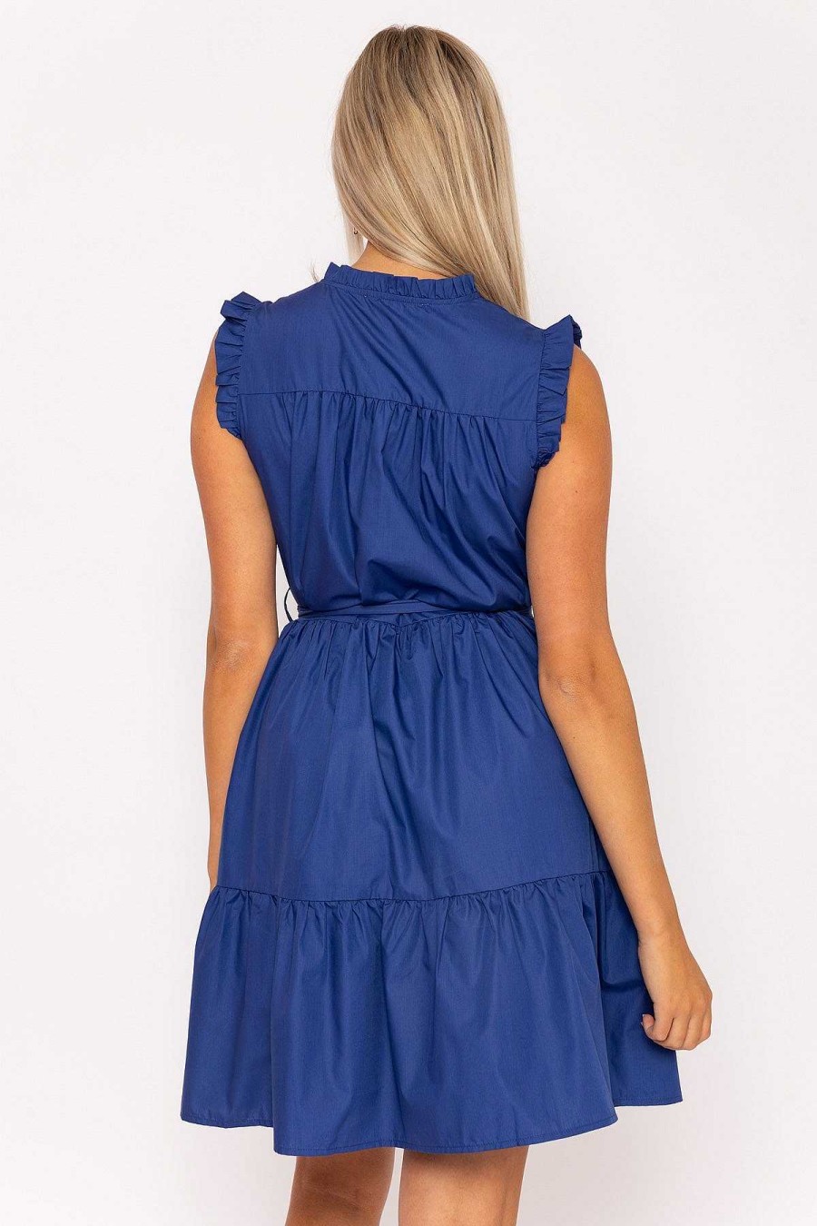 Sale Dresses | Kelly & Grace Weekend Blue Poplin Mini Dress