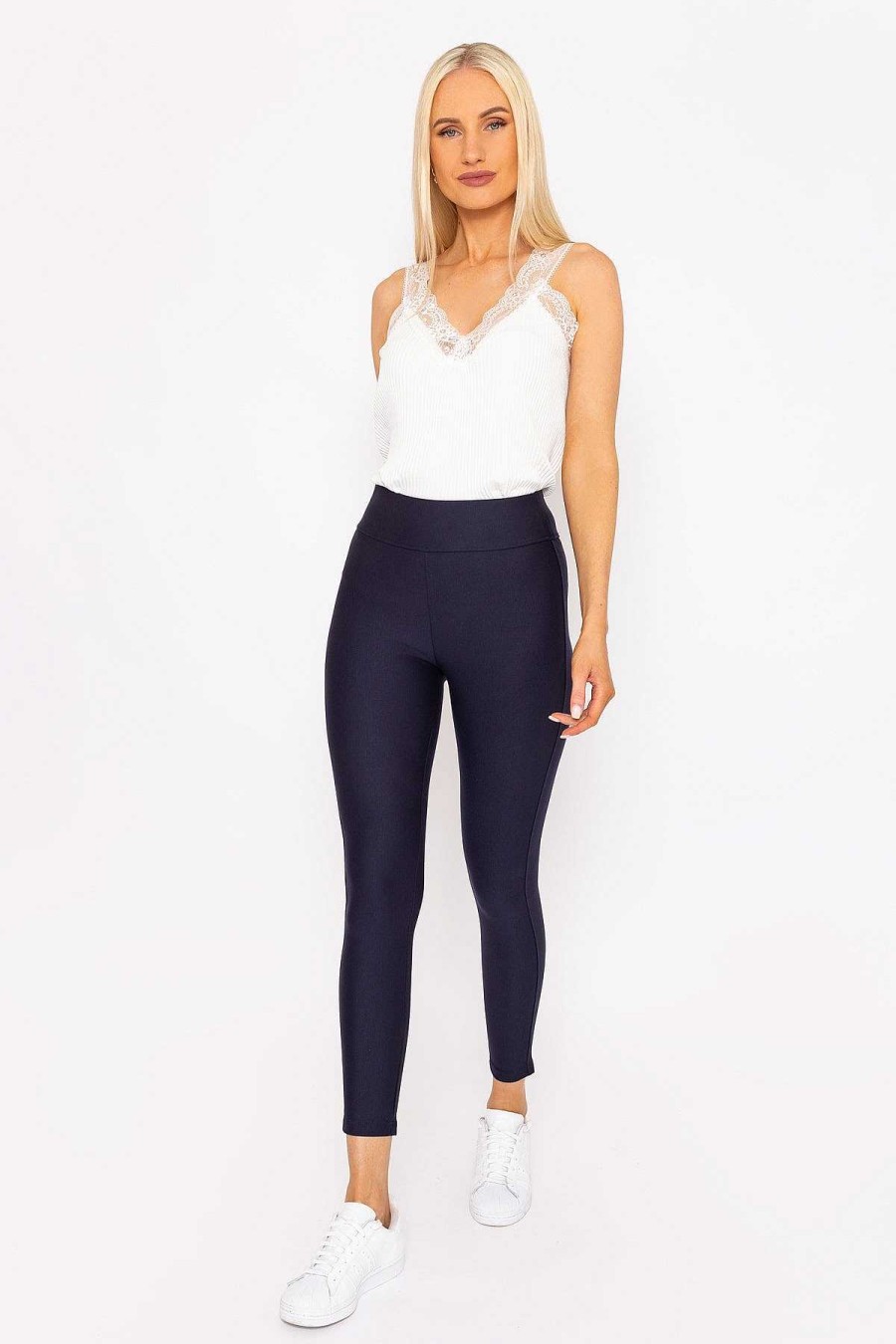 Jeans & Trousers | J'aime la Vie Ponte Leggings In Navy