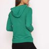 Hoodies & Sweatshirts | Kelly & Grace Weekend Brooch Detail Hoody In Green