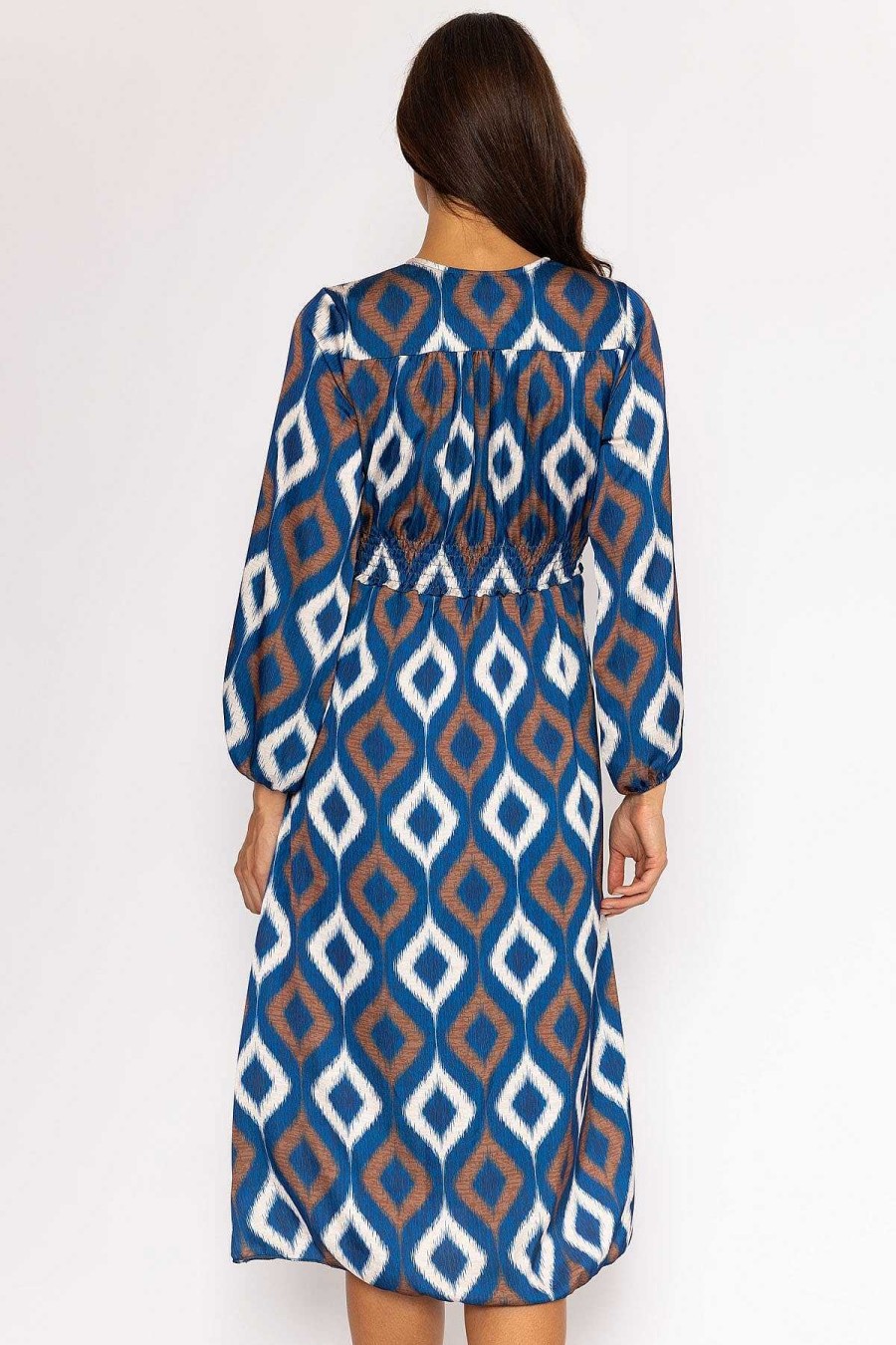 Sale Dresses | Pala D'oro Cliodhna Navy Printed Midi Dress