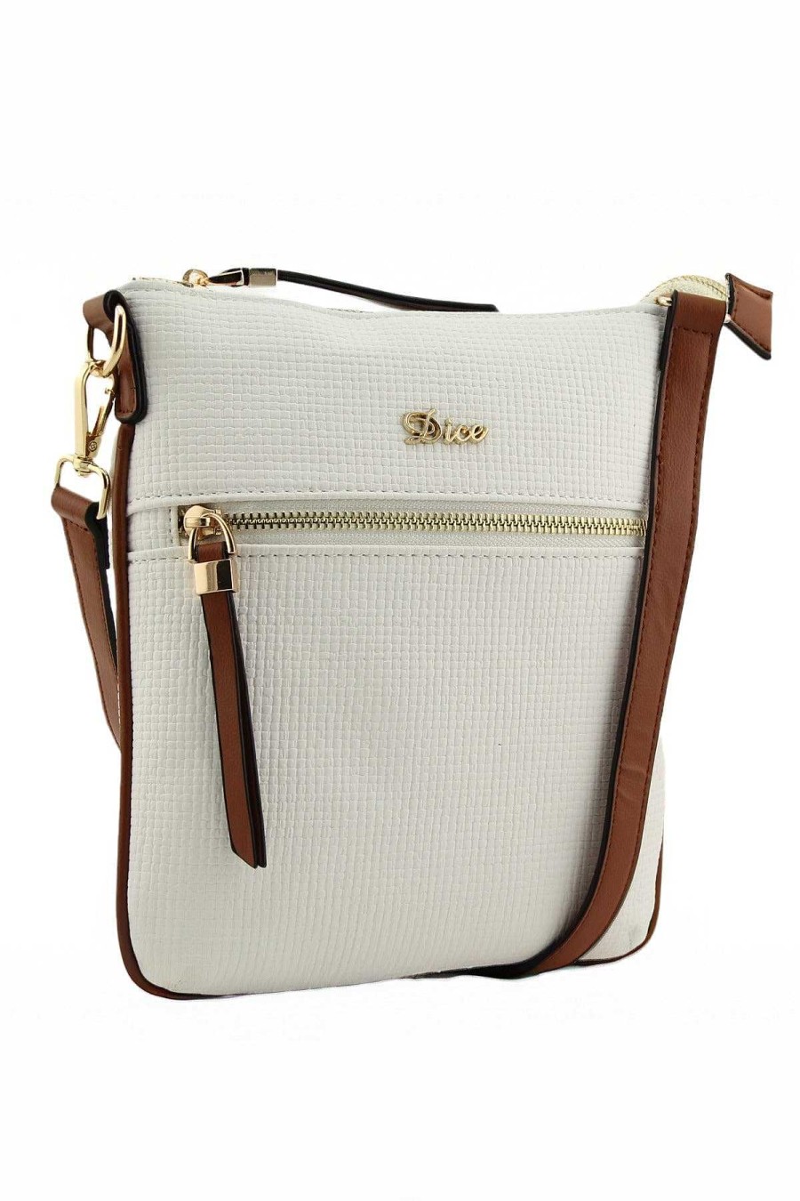 Accessories | Dice Jade Crossbody Bag In White