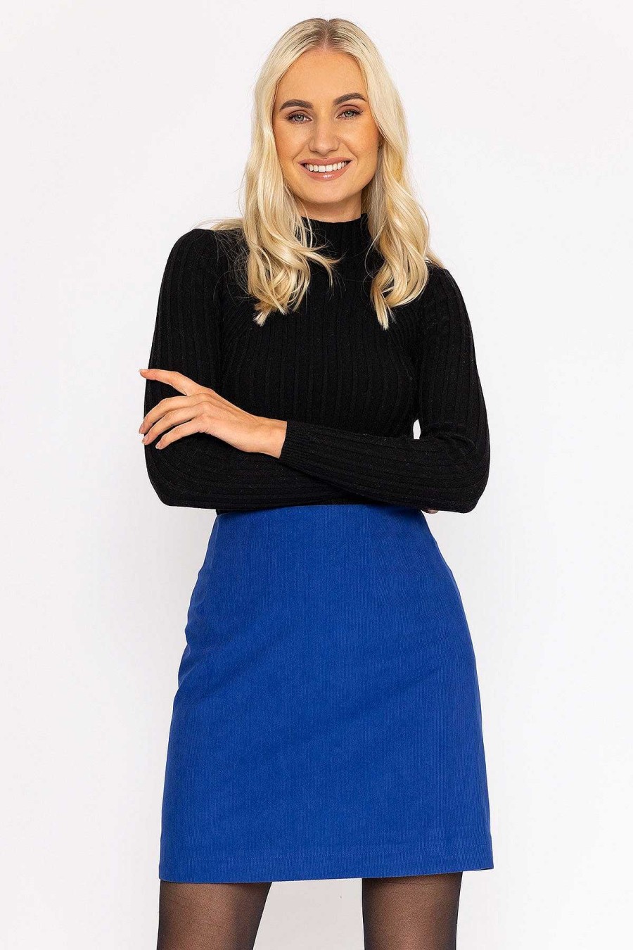 Skirts & Shorts | Rowen Avenue Cord Mini Skirt In Blue