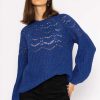 Jumpers & Cardigans | Rowen Avenue Puff Sleeve Knit In Cobalt