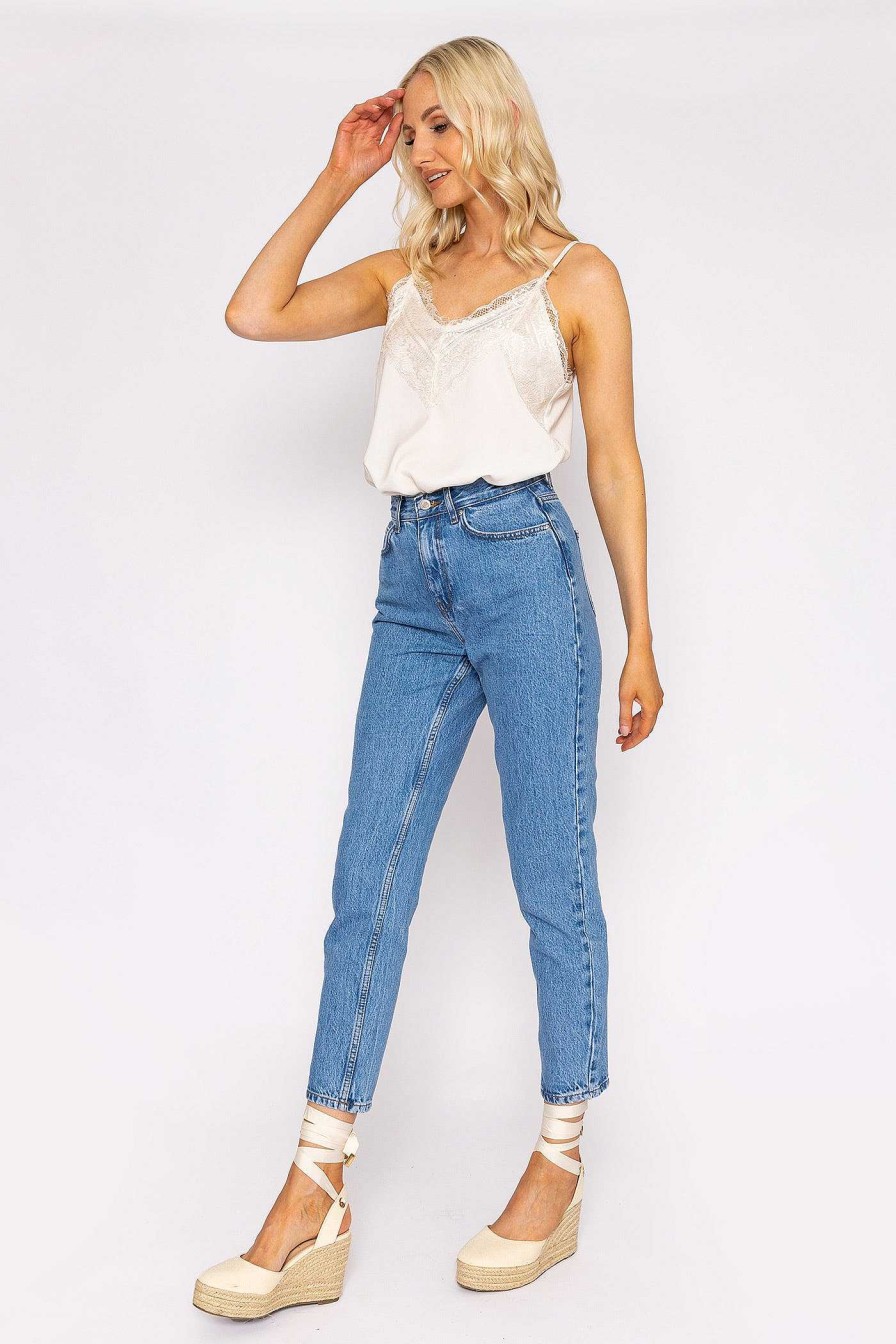 Jeans & Trousers | Vero Moda Joana Mom Ankle Jeans In Denim 32\\