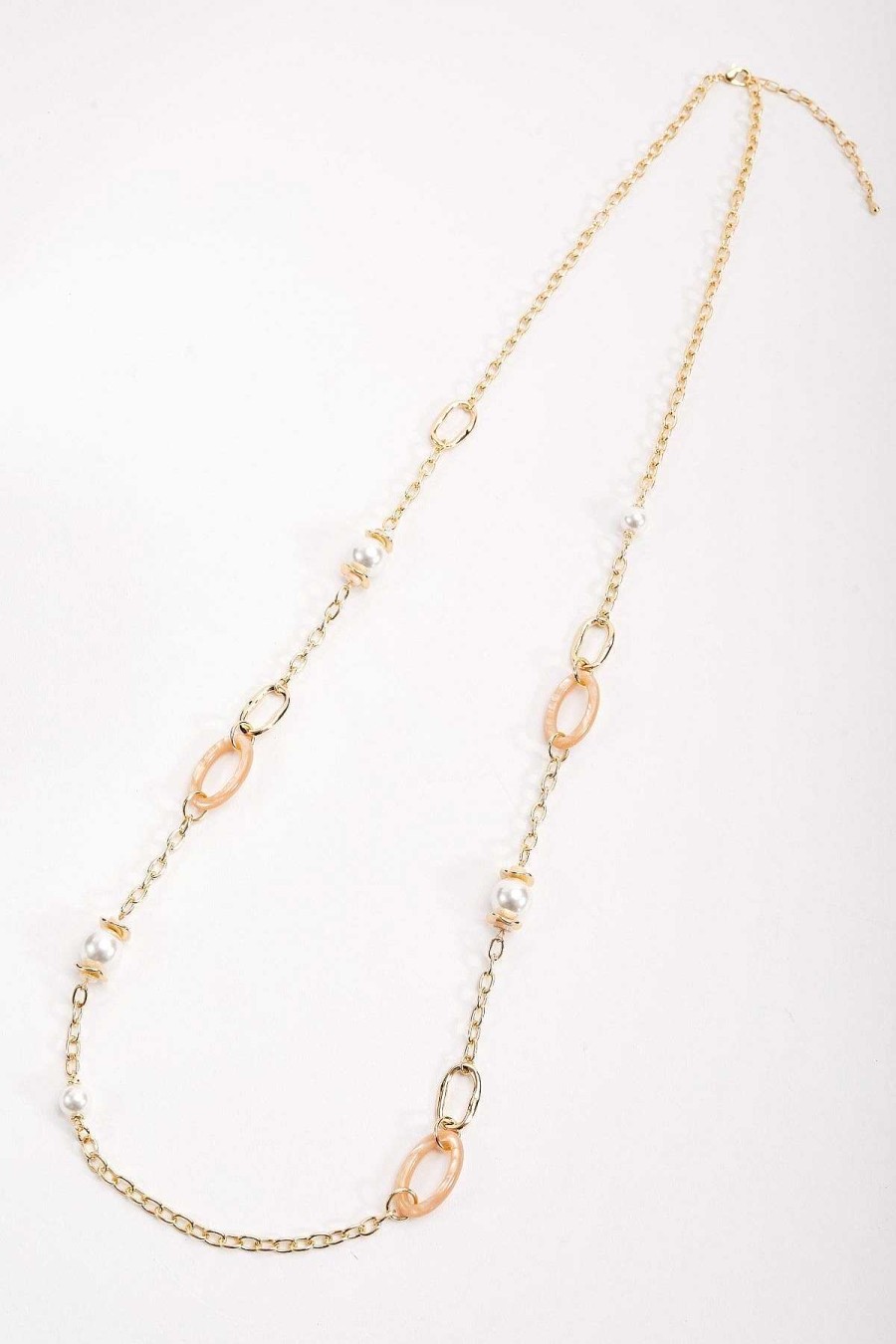 Necklaces | Soul Jewellery Glass Pearl Link Necklace