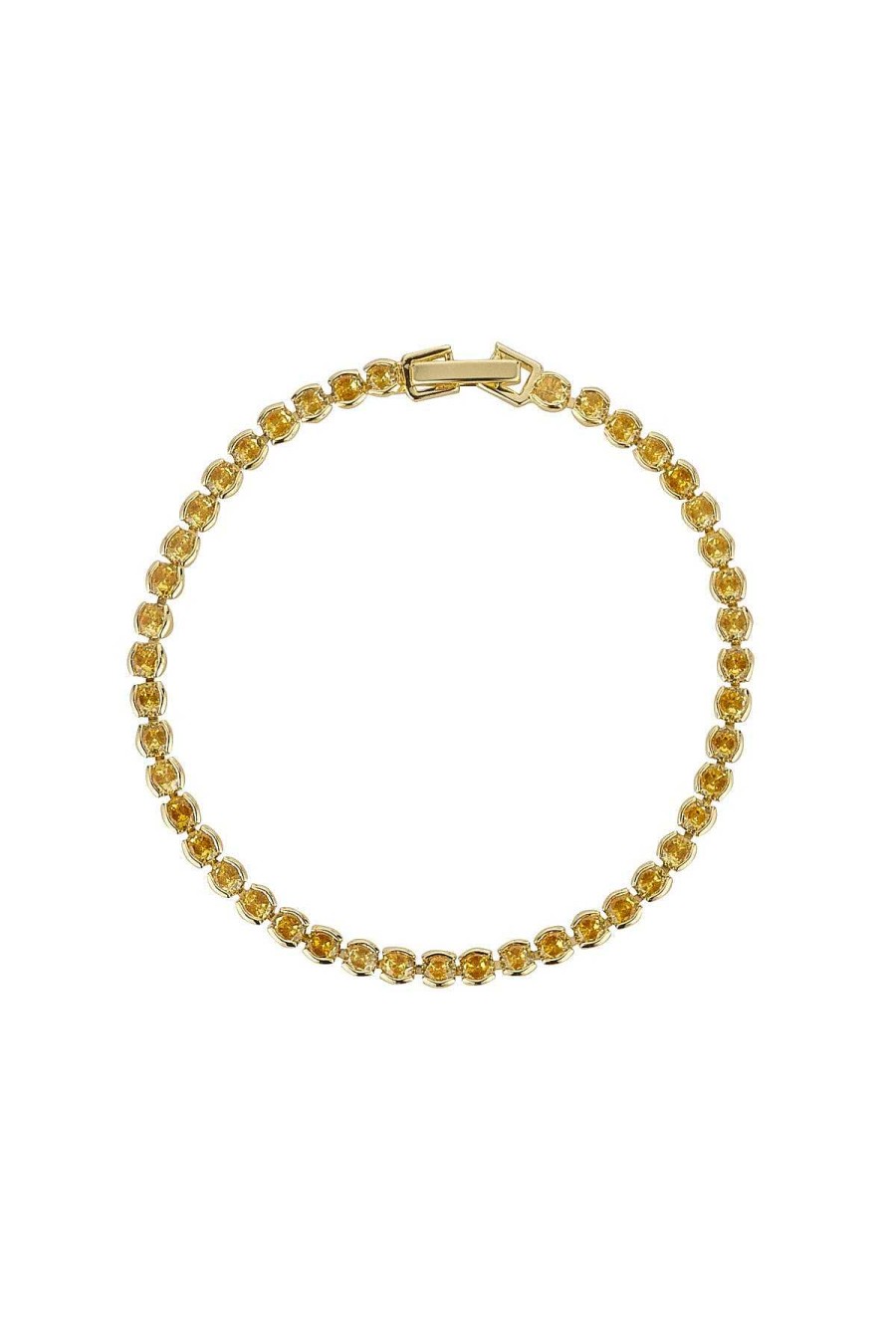 Jewellery | Knight & Day Dakota Yellow Tennis Bracelet