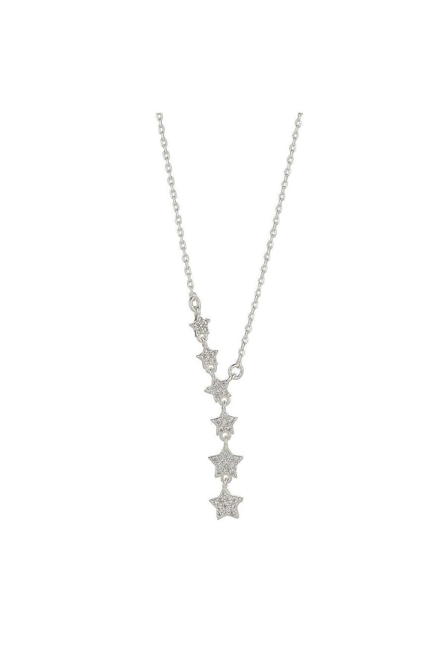 Jewellery | Knight & Day Star Drop Silver Necklace