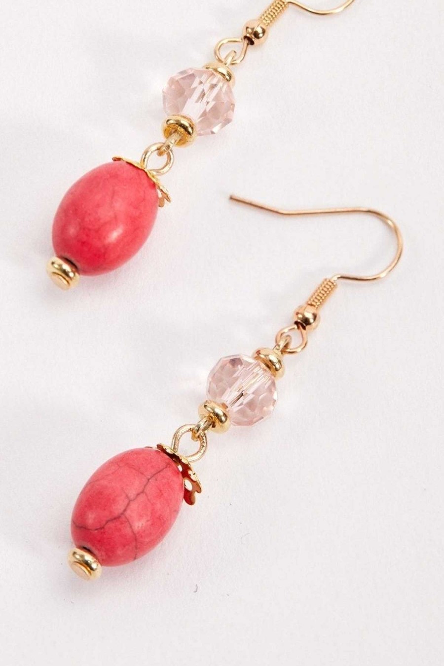 April Edit | Soul Jewellery Coral Beaded Earrings