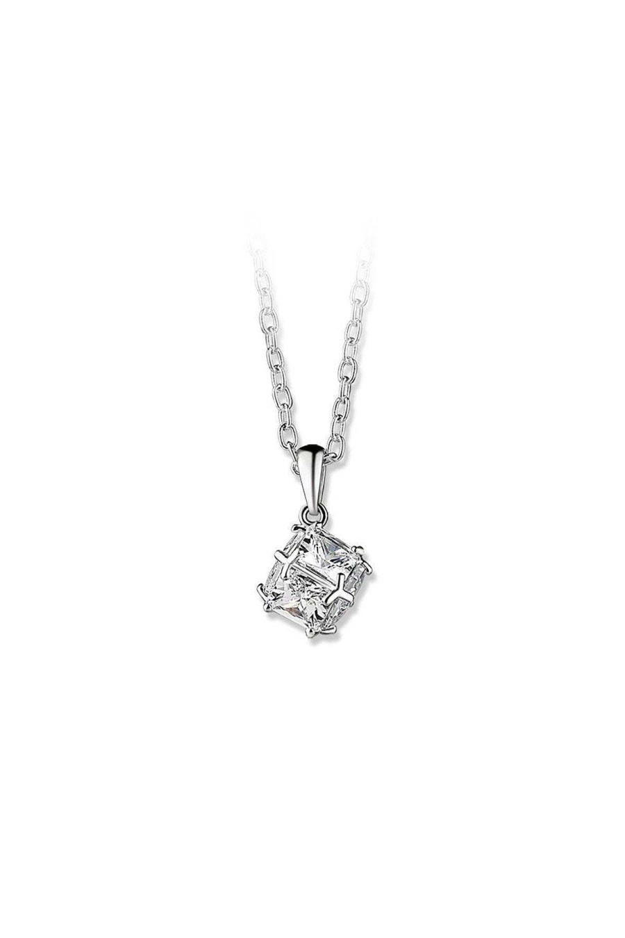 Boxed Gifts | Newbridge Silverware Jewellery Square Drop Necklace